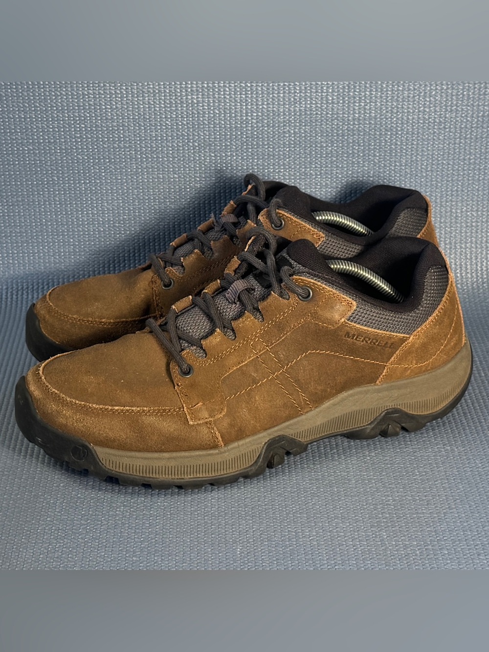 Merrell Moab Adventure Lace Hiking Brown Leather Shoes Men’s Size 12